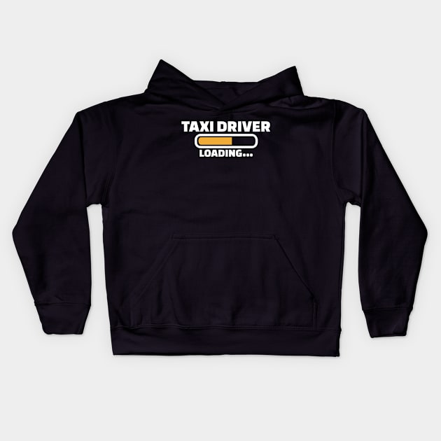 Taxi driver loading Kids Hoodie by Designzz